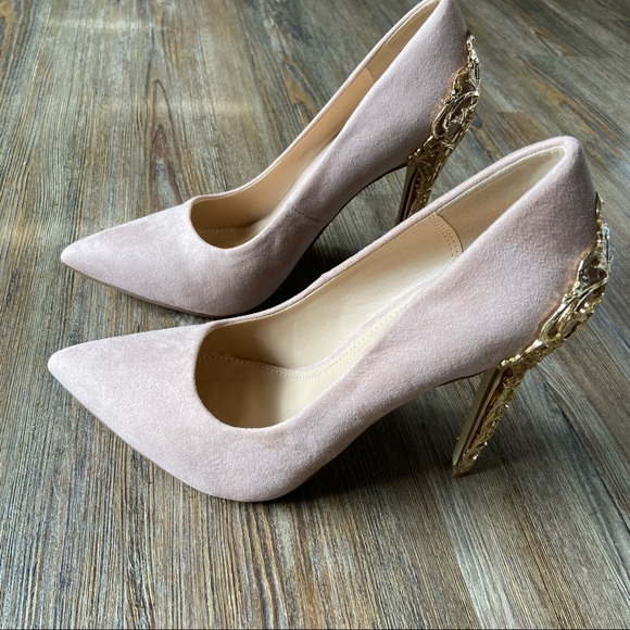 Justfab Sarina Embellished Heel Pump Size 9 - Picture 4 of 16